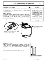 Предварительный просмотр 10 страницы Amerec 1712-60-0117 Installation And Operating Instructions Manual