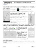 Предварительный просмотр 4 страницы Amerec A6 Club Control Operating Instructions Manual
