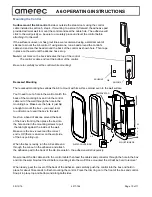 Предварительный просмотр 10 страницы Amerec A6 Club Control Operating Instructions Manual