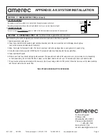 Preview for 26 page of Amerec AK11 Installation And Service Instructions Manual