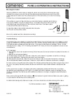 Предварительный просмотр 4 страницы Amerec PURE 2.0 Operating Instructions