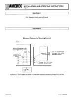 Предварительный просмотр 2 страницы Amerec Steamy 6.0A Installation And Operating Instructions Manual