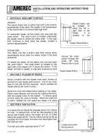 Предварительный просмотр 11 страницы Amerec Steamy 6.0A Installation And Operating Instructions Manual