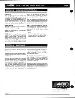 Предварительный просмотр 8 страницы Amerec WC6.7 Installation And Service Instructions Manual