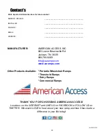 Preview for 39 page of American Access XM Installation Manual