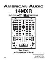 American Audio 14MXR User Manual And Reference Manual предпросмотр