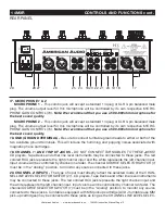 Preview for 13 page of American Audio 14MXR User Manual And Reference Manual