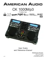 Preview for 1 page of American Audio CK-1000 MP3 User Manual