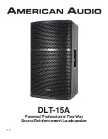 American Audio DLT-15A User Manual preview