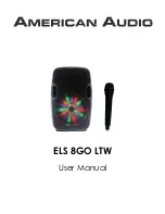 Предварительный просмотр 1 страницы American Audio ELS 8GO LTW User Manual