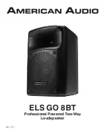 American Audio ELS GO 8BT User Manual предпросмотр