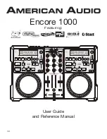 American Audio Encore 1000 User Manual And Reference Manual preview