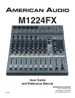 Предварительный просмотр 1 страницы American Audio M1224FX User Manual And Reference Manual