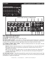 Preview for 14 page of American Audio M2436FX User Manual And Reference Manual