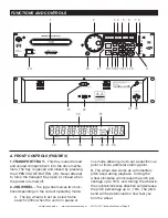 Preview for 8 page of American Audio MCD-110 Operating Instructions Manual