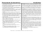 Preview for 4 page of American Audio Model V 5000 (Spanish) Instrucciones  Para El Usuario