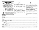 Preview for 3 page of American Audio Power Amplifier V5000plus User Instructions