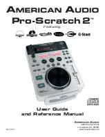 American Audio Pro-Scratch 2 User Manual preview