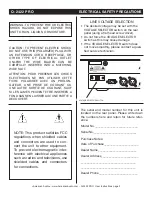 Preview for 3 page of American Audio Q-2422 MKII Limited User Manual And Reference Manual