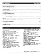 Preview for 2 page of American Audio Q-2422 MKII (Spanish) Manual Del Usuario