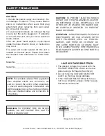 Предварительный просмотр 4 страницы American Audio Q-2422 - REVISED 2-03 User Instructions