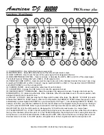 Preview for 5 page of American Audio Q-2422/X User Instructions