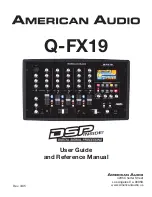 American Audio Q-FX19 User Manual And Reference Manual предпросмотр