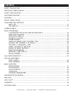 Preview for 2 page of American Audio Radius 2000 User Manual And Reference Manual