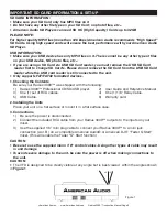 Preview for 8 page of American Audio RADIUS 3000 User Manual And Reference Manual