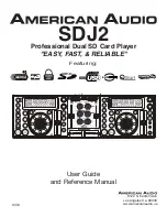 Предварительный просмотр 1 страницы American Audio SDJ-2 User Manual And Reference Manual