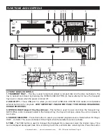 Предварительный просмотр 8 страницы American Audio UCD-100 MKII Operating Instructions Manual