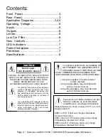 Preview for 2 page of American Audio V3000/V2000 User Instructions