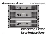 Preview for 1 page of American Audio V4002 User Instructions