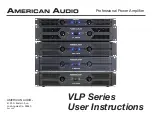 American Audio VLP 2500 User Instructions preview