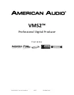 American Audio VMS2 User Manual предпросмотр