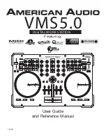 Preview for 1 page of American Audio VMS5.0 User Manual And Reference Manual