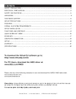 Preview for 2 page of American Audio VMS5.0 User Manual And Reference Manual