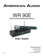 American Audio WR 90E User Manual preview