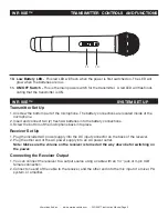 Предварительный просмотр 6 страницы American Audio WR 90E User Manual