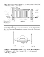 Preview for 4 page of American Baby Heirloom Crib CR111 Manual