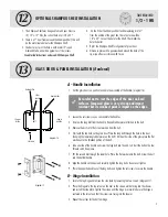 Предварительный просмотр 9 страницы American Bath Factory Sistine Stone Single Alcove-Hsf Installation Manual