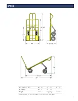 Preview for 3 page of American Cart & Rack GRANITE INDUSTRIES MULTI MOVER XT Instruction Manual