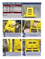 Preview for 6 page of American Cart & Rack GRANITE INDUSTRIES MULTI MOVER XT Instruction Manual