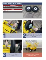 Preview for 8 page of American Cart & Rack GRANITE INDUSTRIES MULTI MOVER XT Instruction Manual