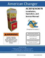 American Changer AC3078 Installation, Operation And Service Manual preview