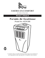 American Comfort Worldwide ACW200 Owner'S Manual preview