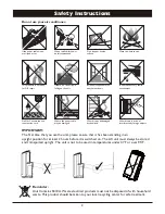 Предварительный просмотр 4 страницы American Comfort ACW613C Owner'S Manual