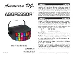 Предварительный просмотр 1 страницы American DJ AGGRESSOR User Instructions