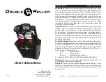 American DJ Double Roller User Instructions preview