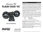 Preview for 1 page of American DJ Flash Duo VS User Instructions